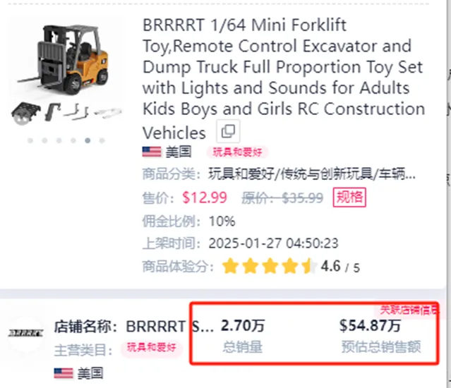 ​​TikTok爆款遥控叉车：成人玩具市场的新宠​