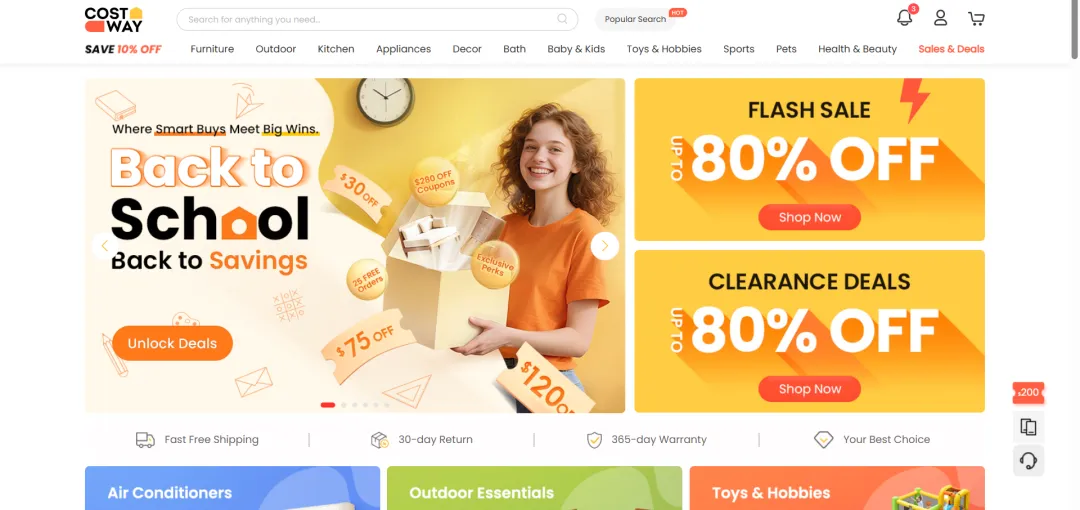 中国家居品牌出海样本：Costway的全球扩张之路​