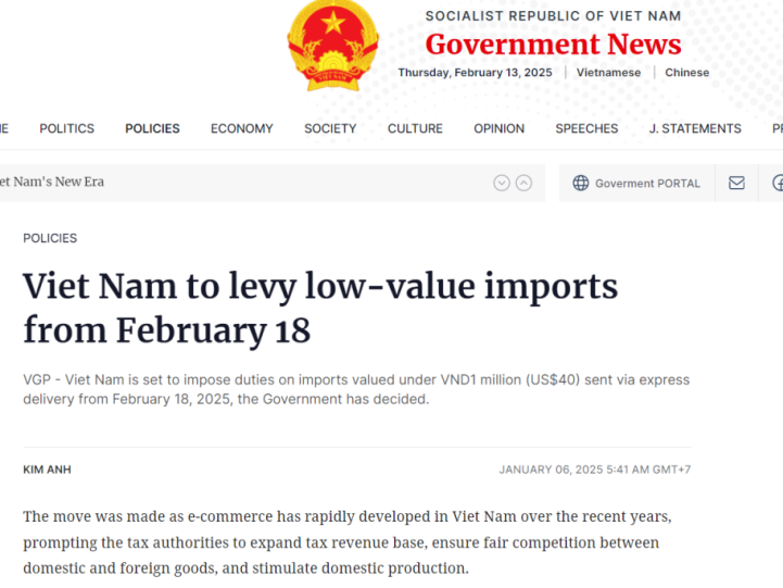 即将生效!东南亚该国将征收最高10%增值税税,平台发布重要通知