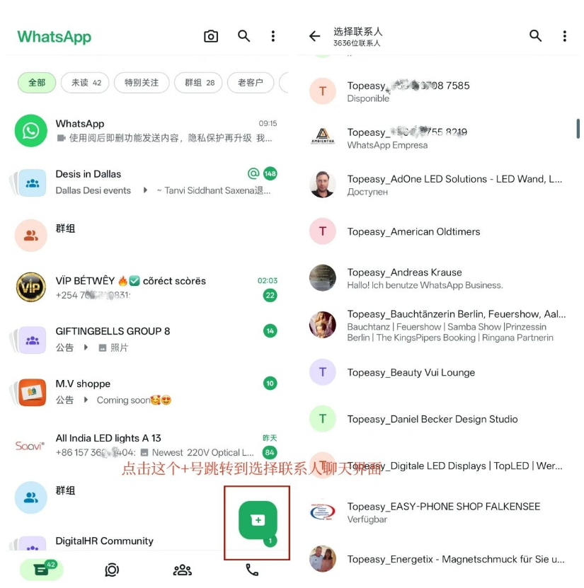 查看WhatsApp通讯录 WhatsApp如何批量导入手机号码?外贸人必须会的WhatsApp批量导入手机号码实操攻略!