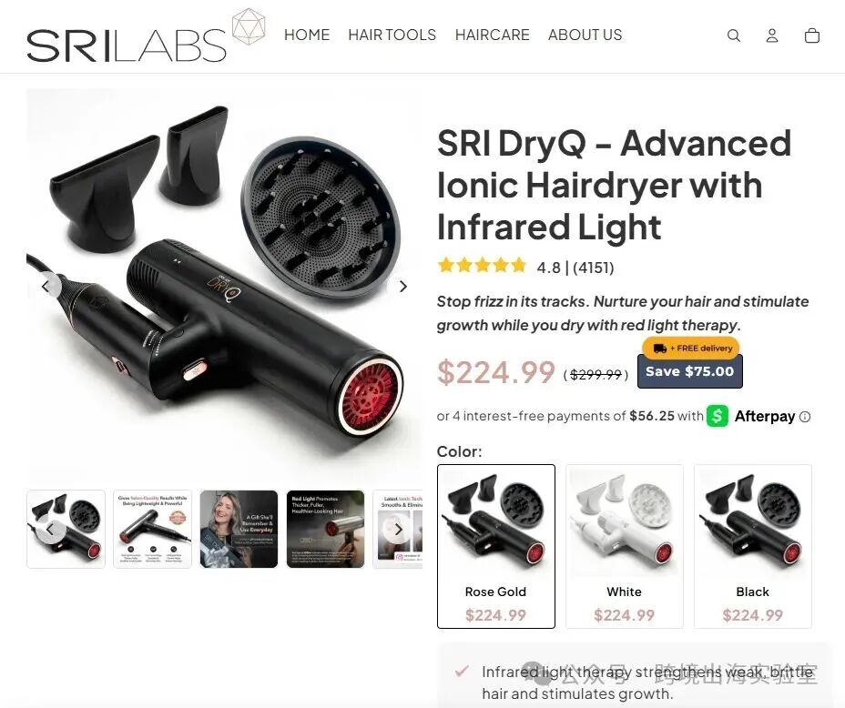 100个品牌独立站拆解，凭什么卖了10万+吹风机？
