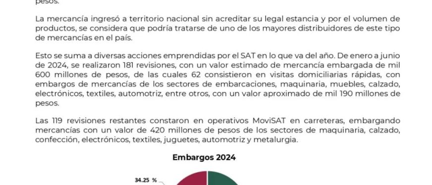墨西哥扣押4.18亿比索中国产品,进口政策或将进一步缩紧