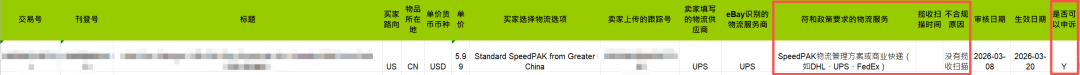 eBay直邮服务标准考核界面升级及常见问题解答