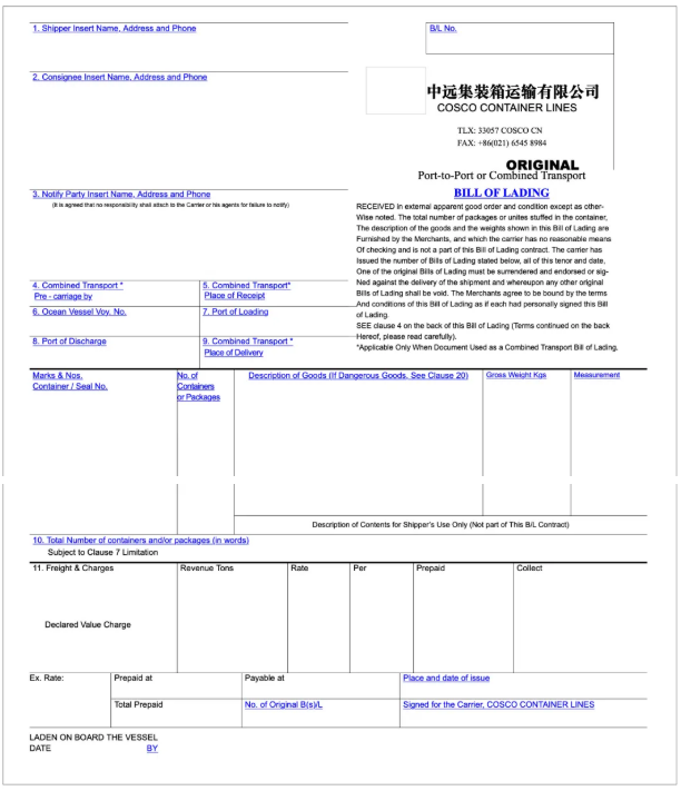 外贸人必看的外贸单证示例全解！