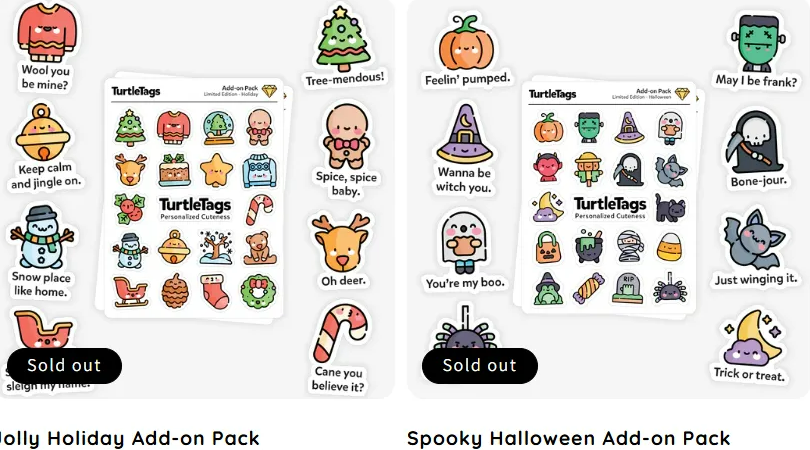 个性化贴纸独立站月入8万美元:TurtleTags靠定制化与情感营销,实现19美元高溢价