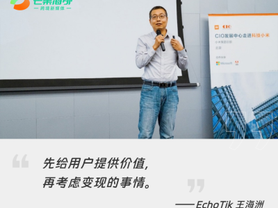 出海人丨EchoTik 王海洲，45岁财富自由后再创业，前小米8号员工下海做TikTok数据<em>工具</em>