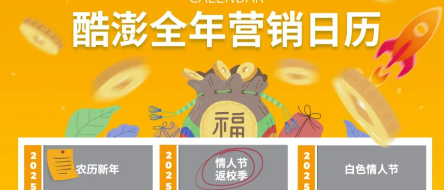 马上收藏！Coupang 2025年的大卖节奏，安排是这样的~