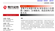 中国31省份进出口全景图（2024）：区域格局、商品结构与贸易方式