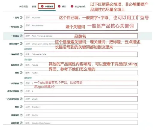 亚马逊产品上架操作流程!