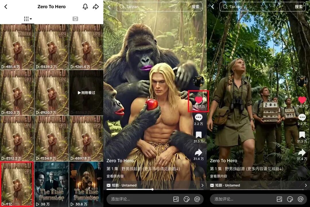 TikTok短剧首月分账破5000万，AI短剧狂吸百万粉丝