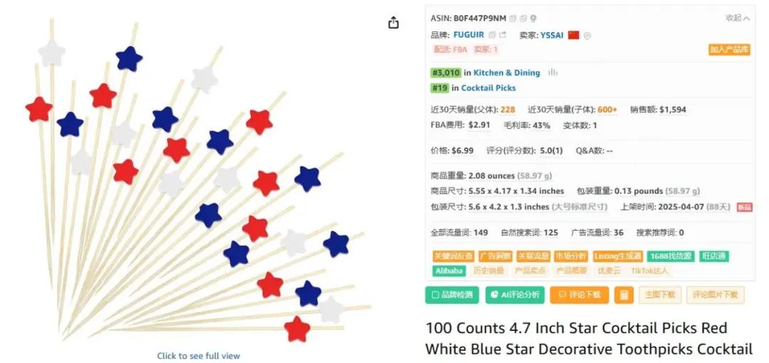 派对季爆款预警：这款鸡尾酒签月销228单却暗藏利润陷阱​