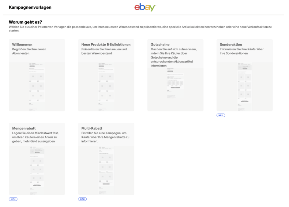 eBay德国站推出店铺通讯简报功能:精准触达客户,提升复购与拉新
