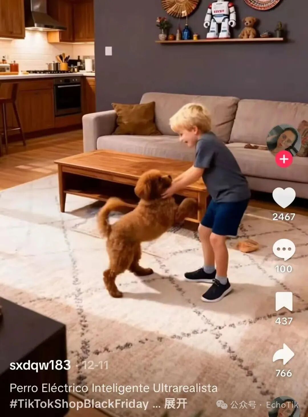 爆卖1.1万件！西班牙TikTok近7天销量王，这款AI机器狗有何魔力？