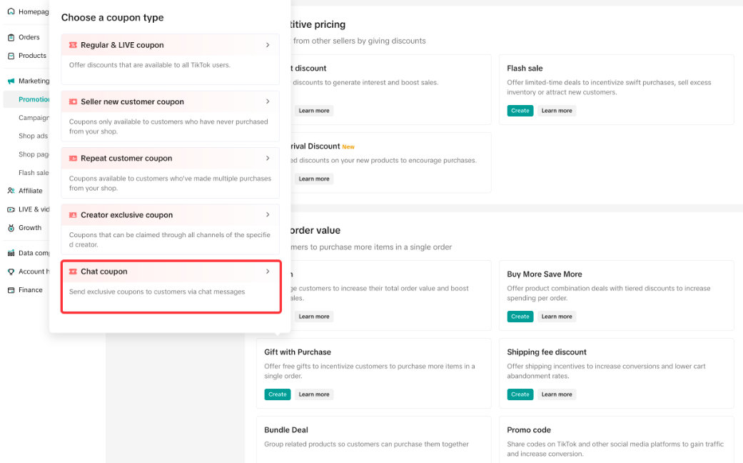 TikTok Shop聊天优惠券是什么?设置规则及发放流程详解