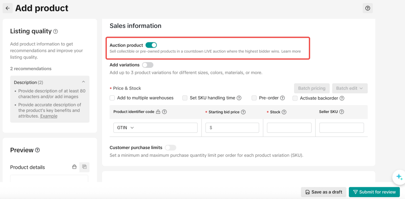 TikTok直播拍卖功能是什么？开通条件、创建流程及操作技巧详解