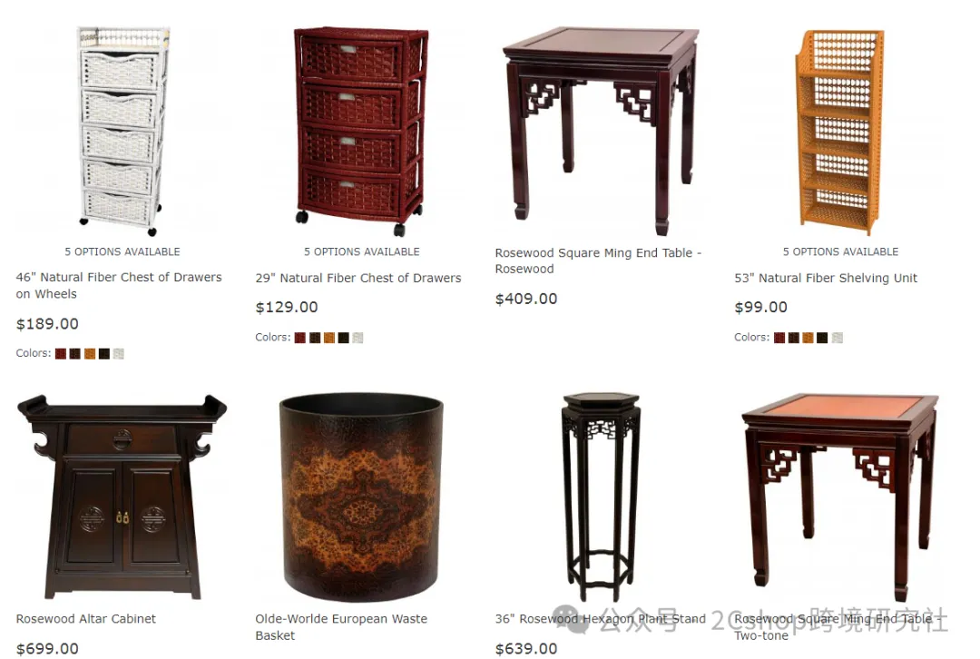 图片 美国人卖中式家具,独立站年入540万美元