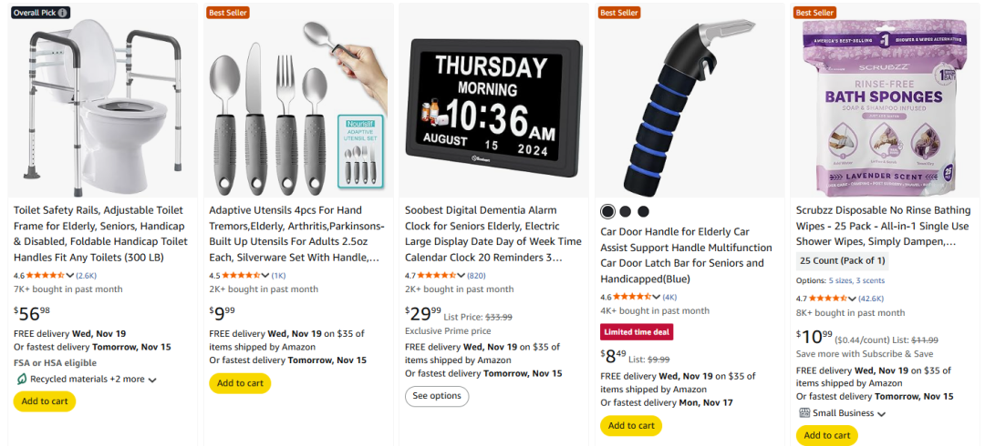 图片 30天爆卖624万,老年用品赛道海外狂吸金,撬动万亿蓝海