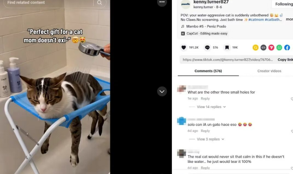 单条视频近千万播放！宠物洗澡折叠凳引爆 TikTok，铲屎官集体求购链接