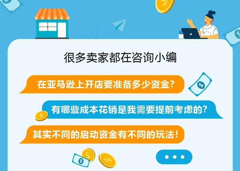 在亚马逊开店到底要准备多少钱？对话4个卖家，他们说….