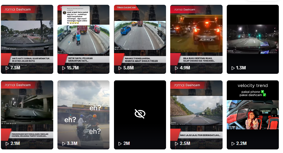 图片 出海速度70mai!智能车载品牌霸榜东南亚,在TikTok营收千万美元!