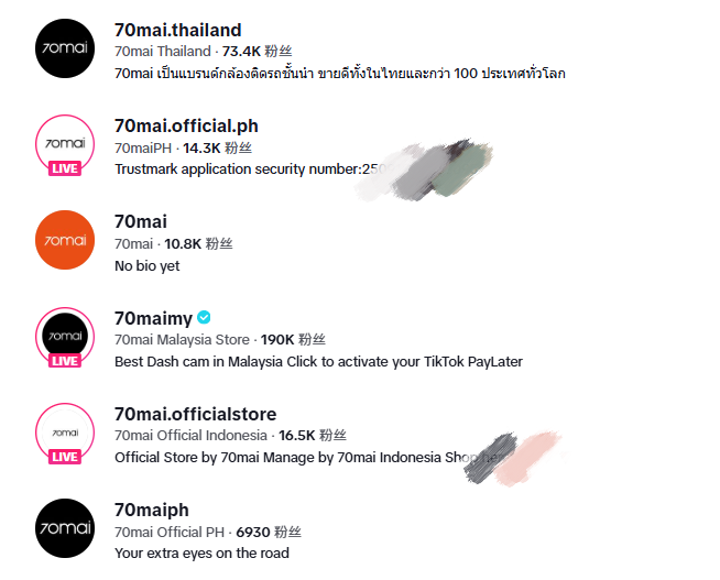 图片 出海速度70mai!智能车载品牌霸榜东南亚,在TikTok营收千万美元!