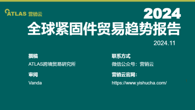 2024 全球紧固件贸易趋势报告