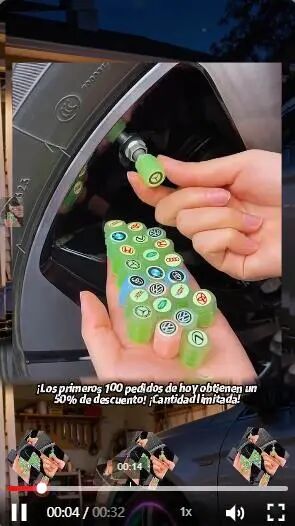 图片 汽车小配件出海爆单,TikTok夜光气嘴帽7天卖了40万