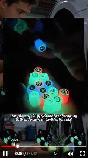 图片 汽车小配件出海爆单,TikTok夜光气嘴帽7天卖了40万