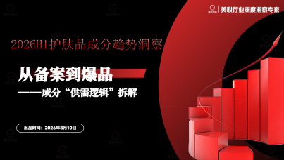 2026H1护肤品成分趋势洞察报告