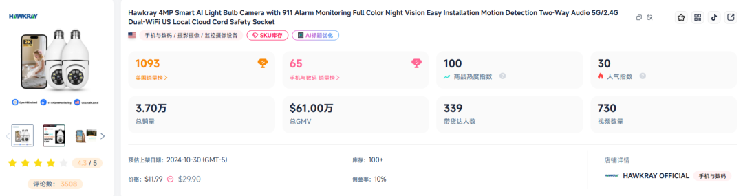 单品爆卖1500万，冷门国货在美国卖疯了