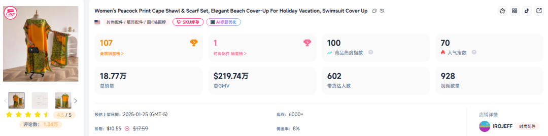 单品爆卖1500万，冷门国货在美国卖疯了