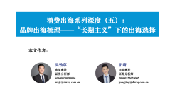 品牌出海梳理——“长期主义”下的出海选择