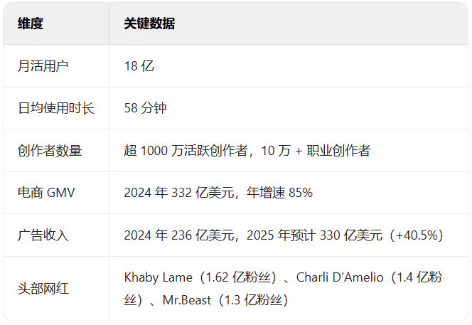 TikTok 用户生态全景解析:从用户规模到商业价值的深度洞察