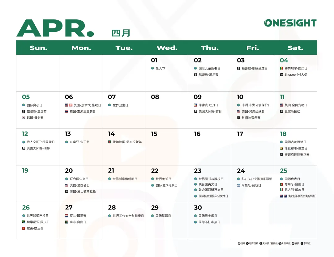 图片 从彩蛋到环保,4月全球营销热点出炉,抓住这五个节点就够了!