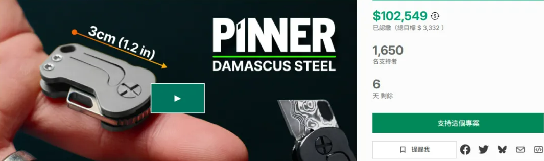 跨境电商爆品推荐：EDC口袋刀