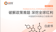 中国医药中间体出口全景分析白皮书
