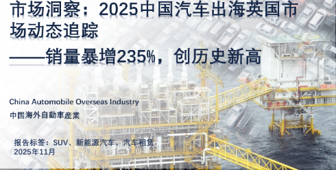 市场洞察：2025中国汽车出海英国市场动态追踪