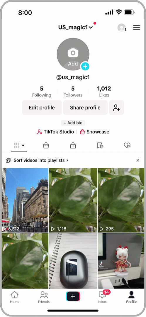 Find Promote in TikTok Studio