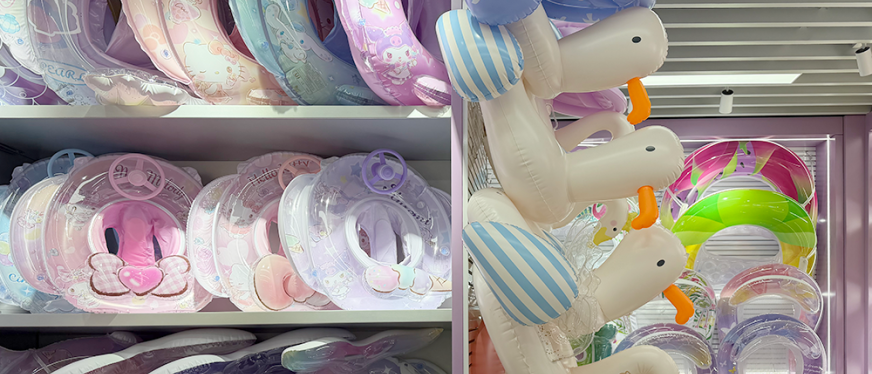 义乌：有五彩缤纷的夏天，就会有爆单的IP游泳圈！