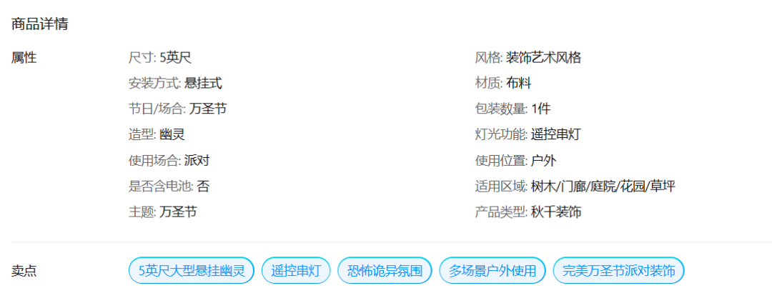 图片 狂卖6400单!万圣节“户外幽灵秋千灯”正在美区闷声发财 | 爆品洞察
