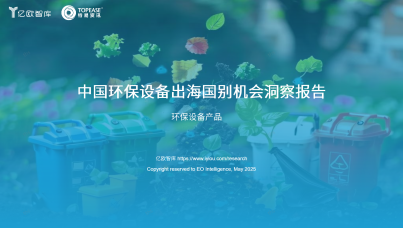 中国环保设备出海国别机会洞察报告