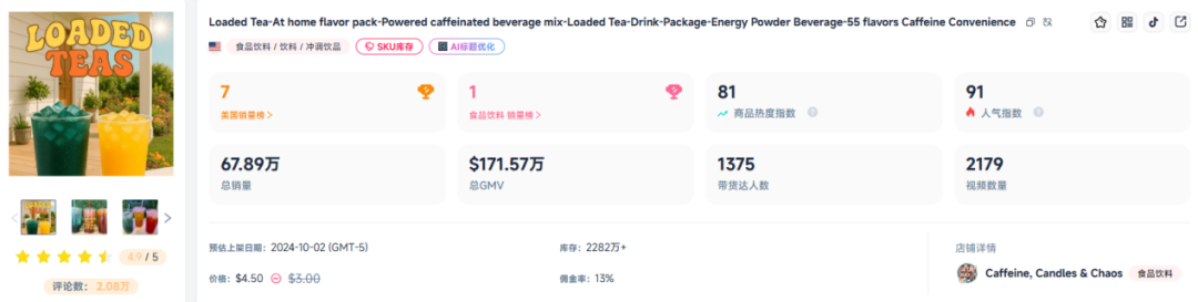 单品月销260000+单,这个趋势,彻底藏不住了