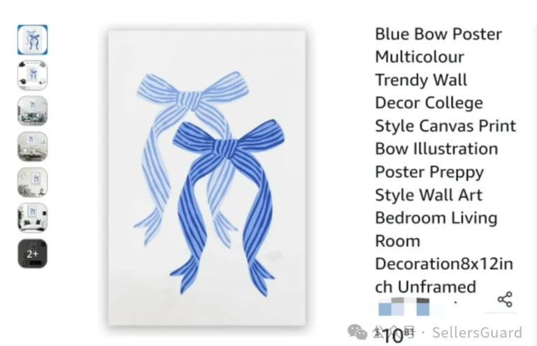 又有28幅插画很危险!Keith律所全新五起版权案件来袭,卖家注意自查规避