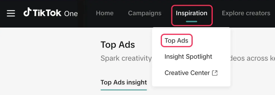 TikTok Top Ads Insight是什么?Top Ads功能/适用人群/访问入口详解