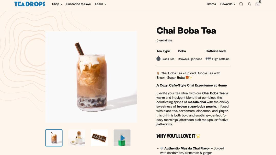 年销超2000万美元！茶饮品牌 Tea Drops 靠3招跳出“出海同质化”！