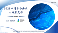 2025中国中小企业出海蓝皮书