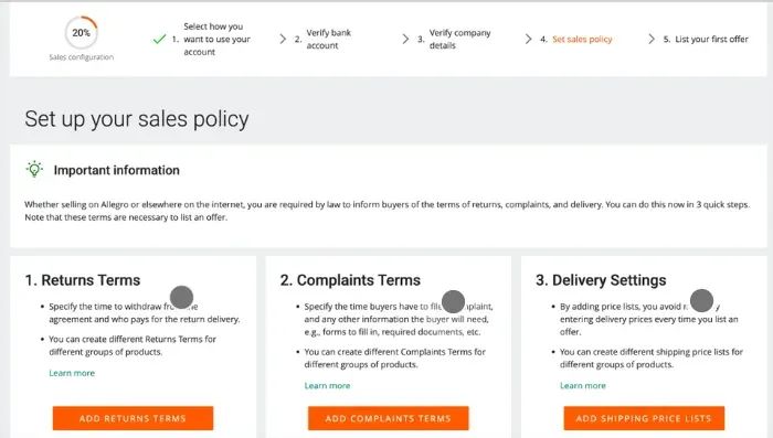 Allegro企业账户注册流程指南-2024年最新版本