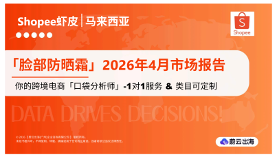 「脸部防晒霜」2026年4月市场报告（Shopee马来西亚站）