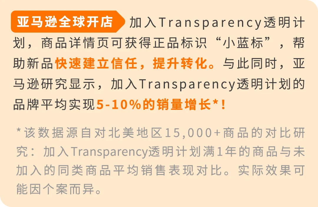 重要：亚马逊Transparency透明计划贴标政策更新，保护开启快人一步！