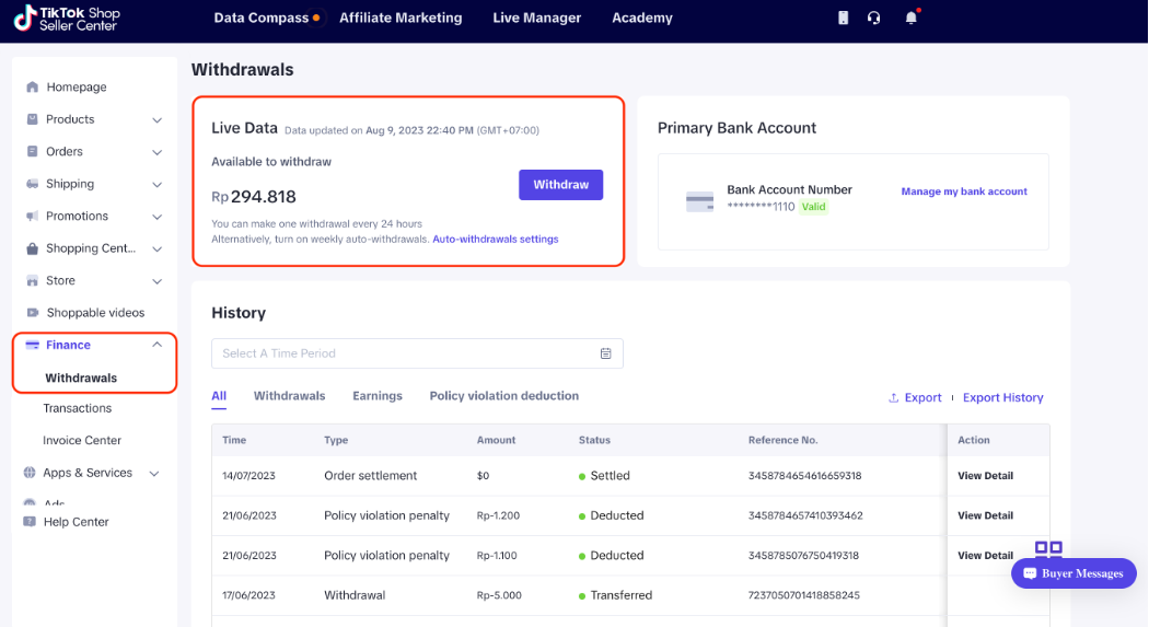 TikTok Shop印尼站什么时候回款?结算周期、到账时间及提现方式全解析